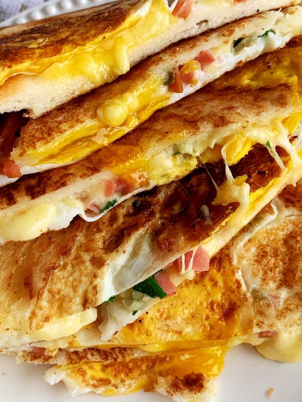 流心芝士火腿三明治