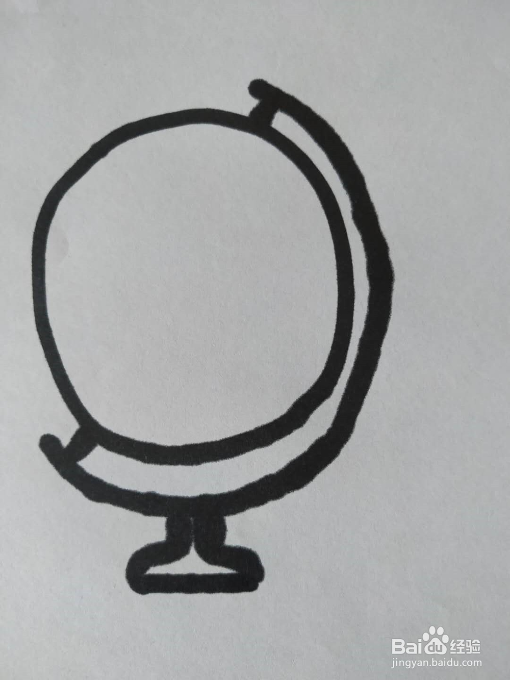 地球仪的简笔画怎么画，怎么画地球仪？