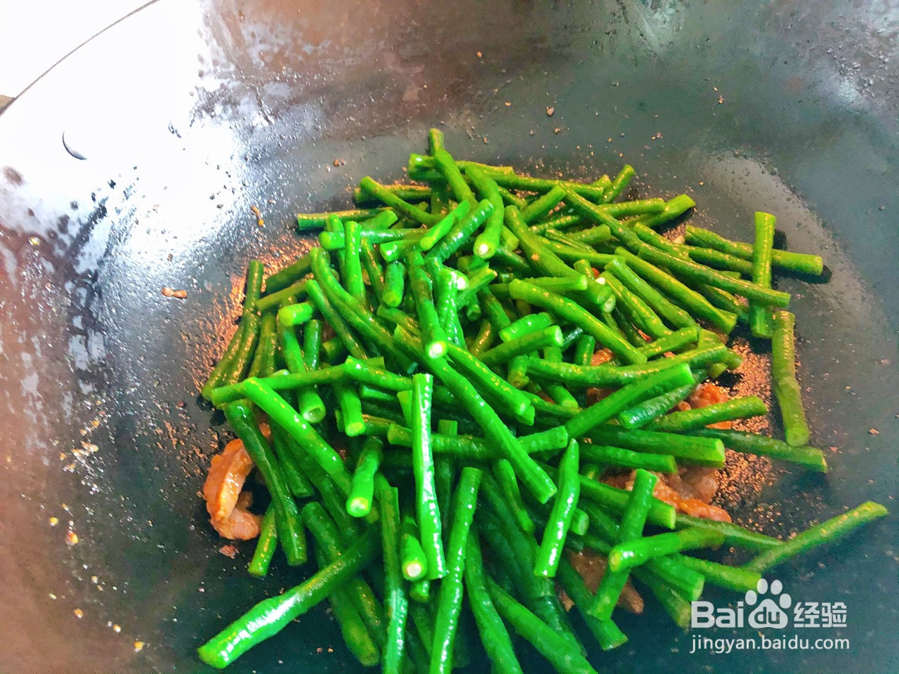 豇豆炒牛肉的做法