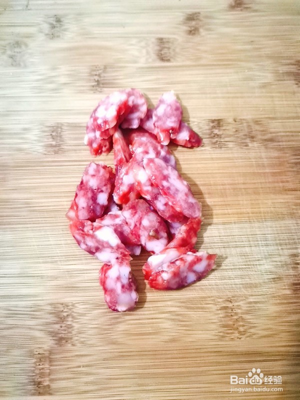 如何做出腊肠香菇饭的步骤