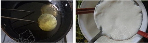 福州传统风味小吃-紫菜海蛎饼