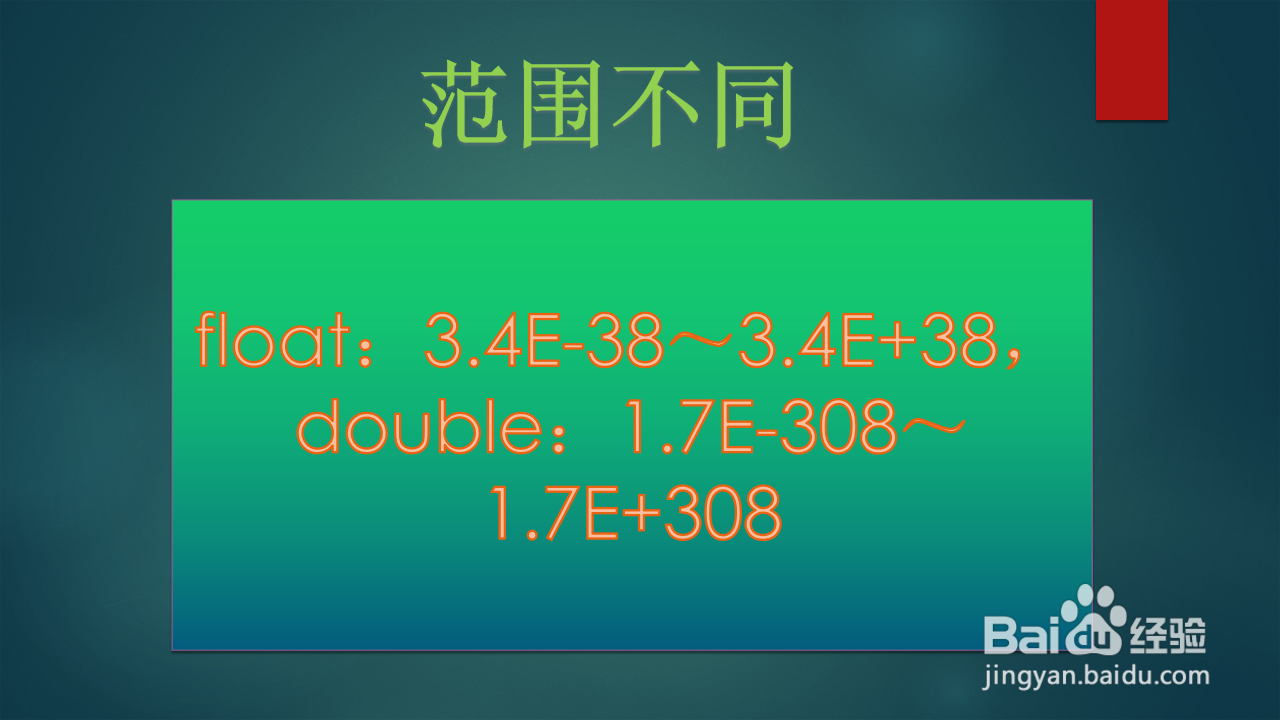 float和double有什么区别