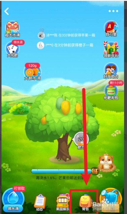 美团种树如何打开宝箱