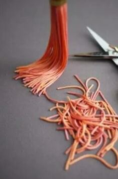 流苏耳环的制作