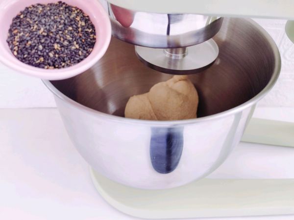 全麦法式芝黑麻球