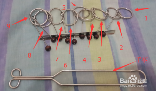 九连环的安装方法