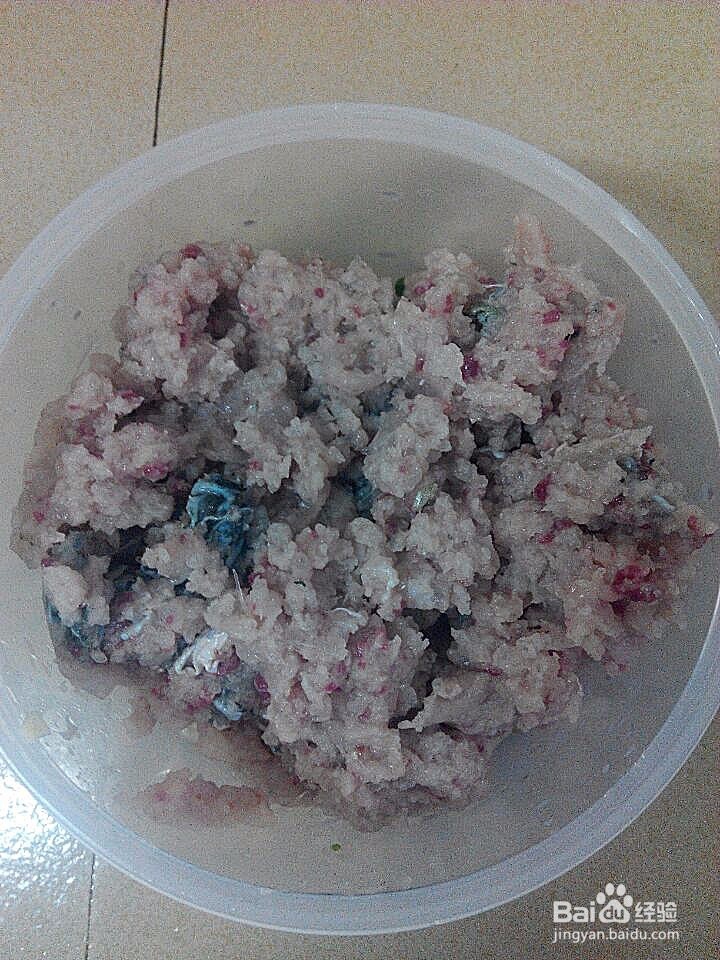 鱼肉水饺的做法