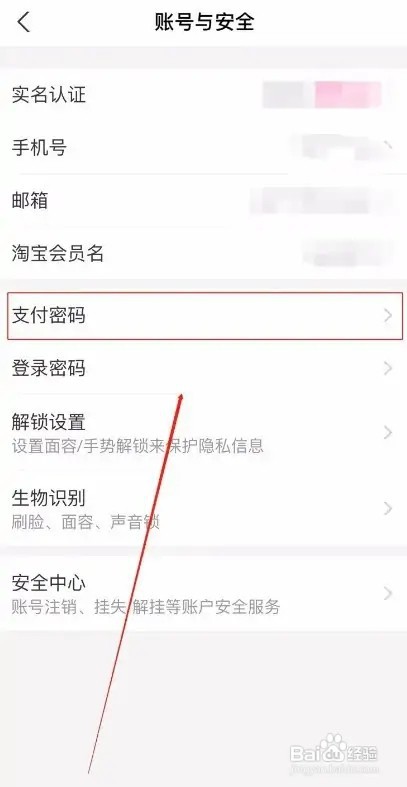 支付宝如何改密码