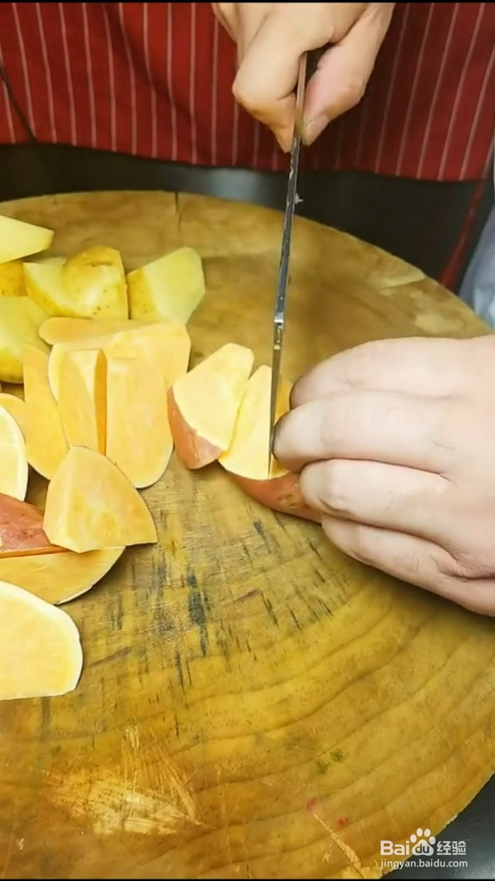如何制作好吃的红薯块