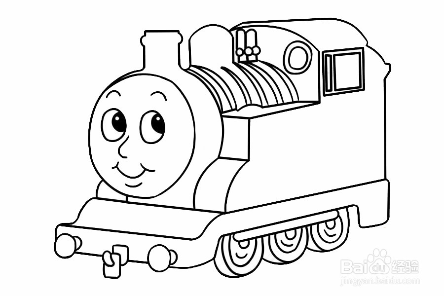 托马斯小火车的画法