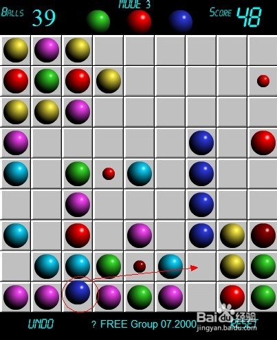 五子彩球小游戏攻略