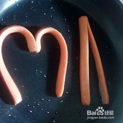 爱心火腿煎蛋超好看