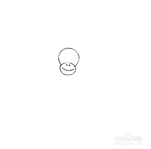 简笔画-如何画猴子的简笔画