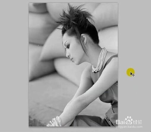 photoshop中黑白按钮的操作