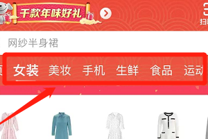 京东怎么搜索女装？