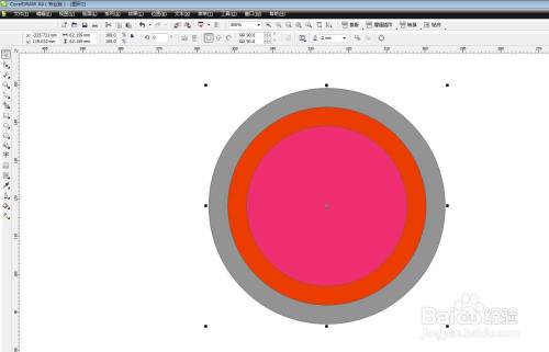 coreldraw怎么制作同心圆