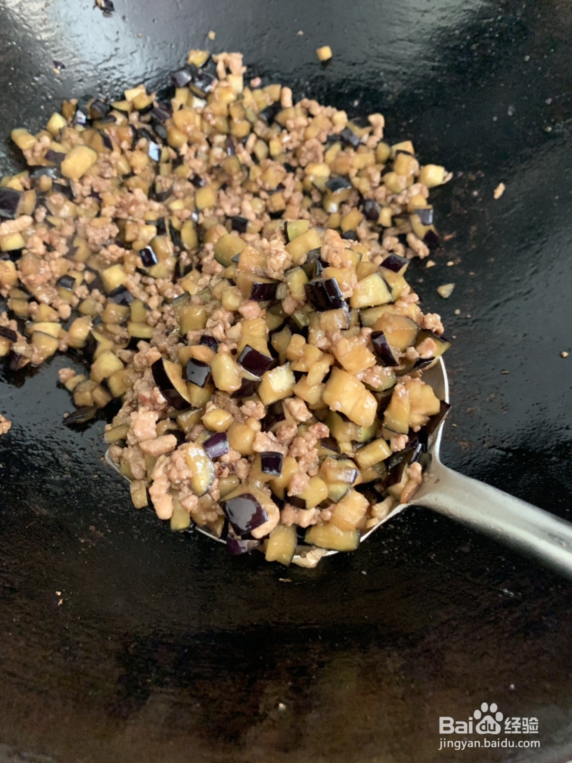 做超简单虾酱茄子肉沫饭的教程