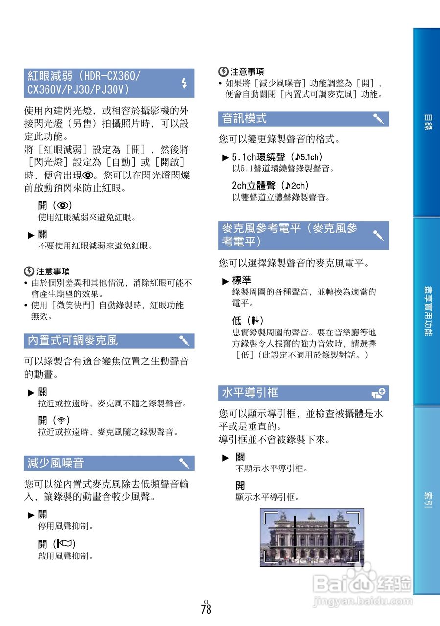 SONY HDR-CX360摄像机说明书:[8]