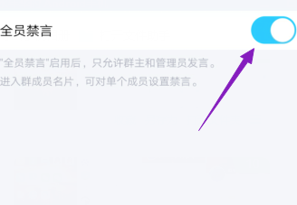 QQ群怎么开启全员禁言