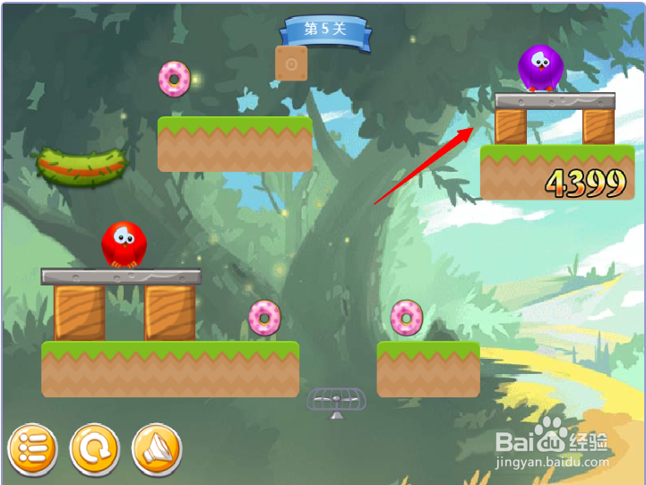 小游戏泡泡鸟历险记2第5关