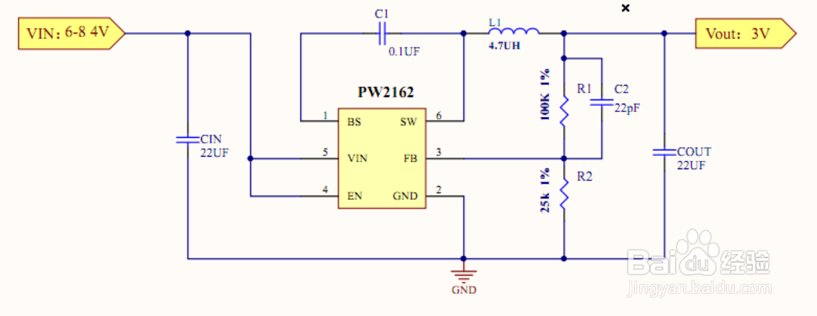 7.4V,8.4V转5V,3.3V,3V的电路图和PCB图