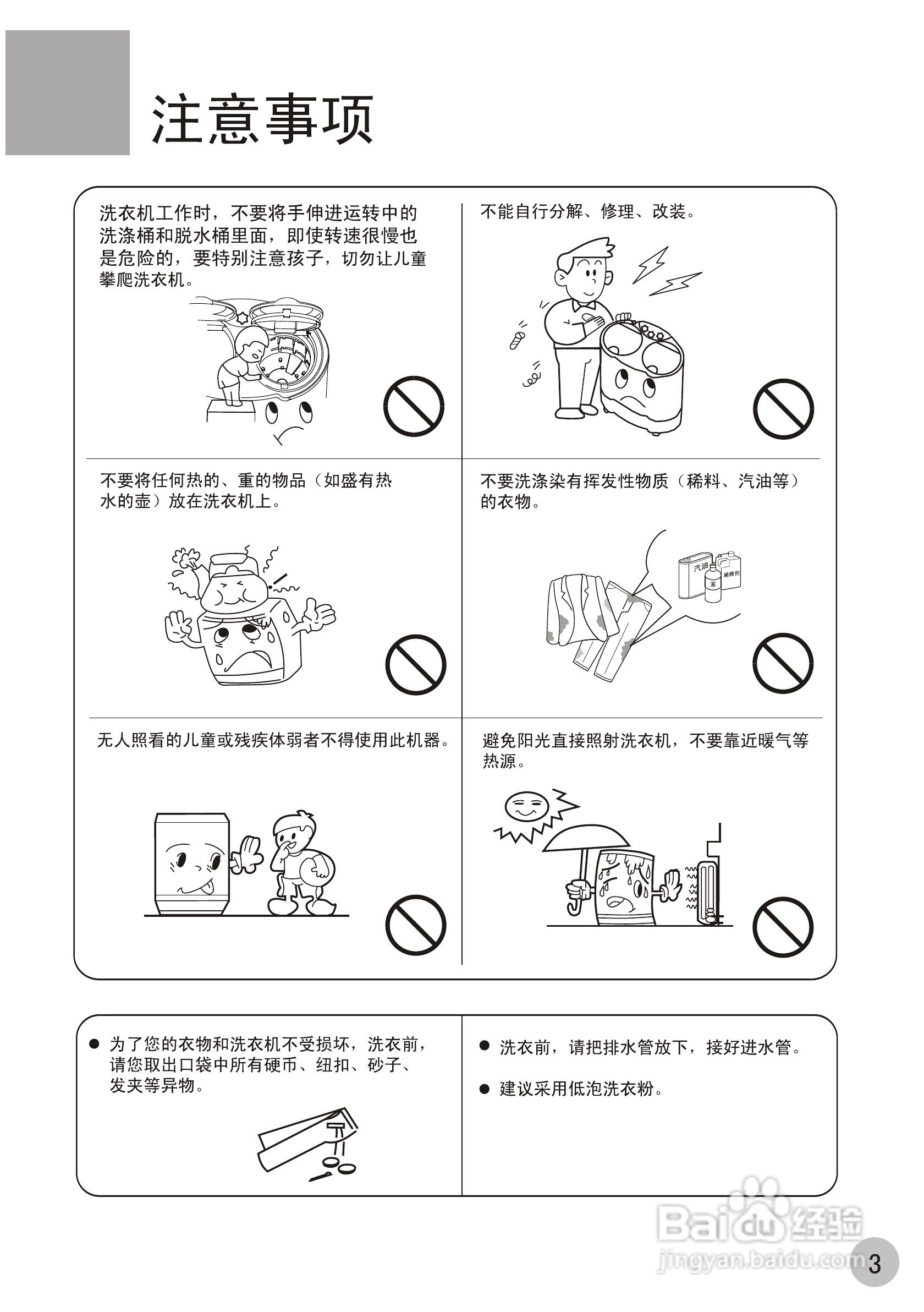 海尔双桶洗衣机XPB25-0623S型使用说明书