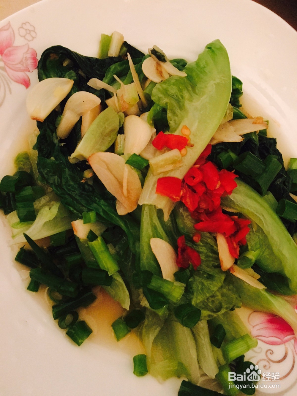 吃货必学之清炒生菜