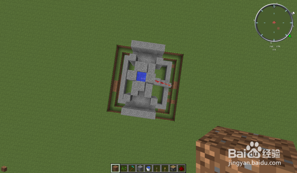 我的世界最简单农场收割