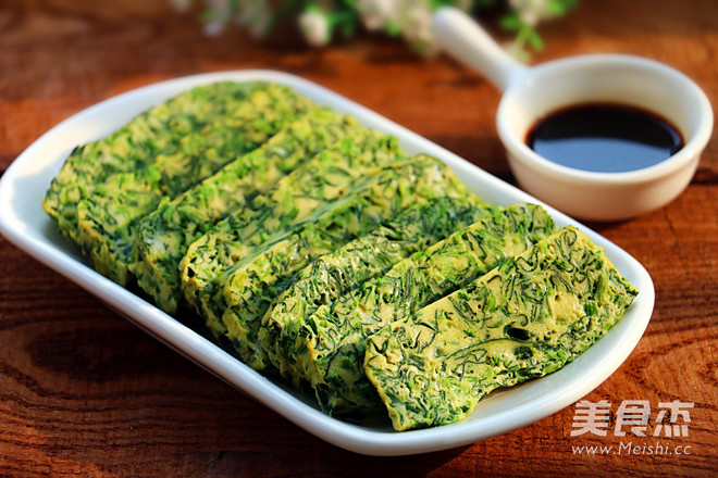 菠菜鸡蛋糕的做法