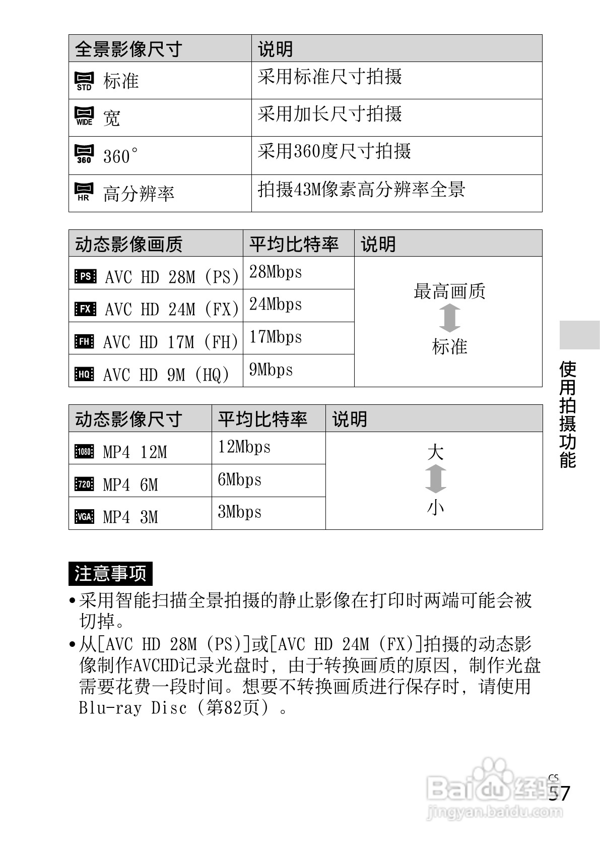 SONY索尼DSC-HX300数码相机说明书:[6]