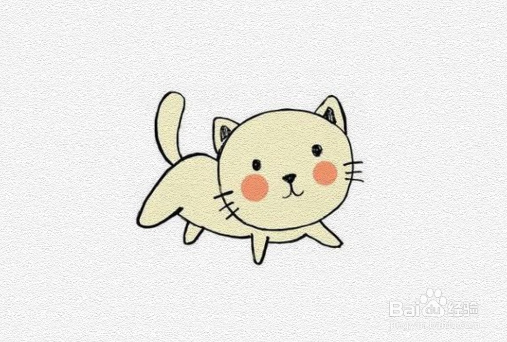 可爱的小猫怎么画图片