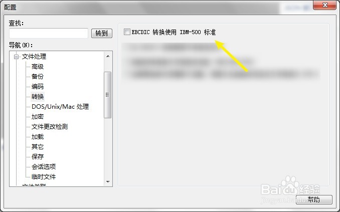 UEStudio如何设定EBCDIC转换使用IBM-500标准