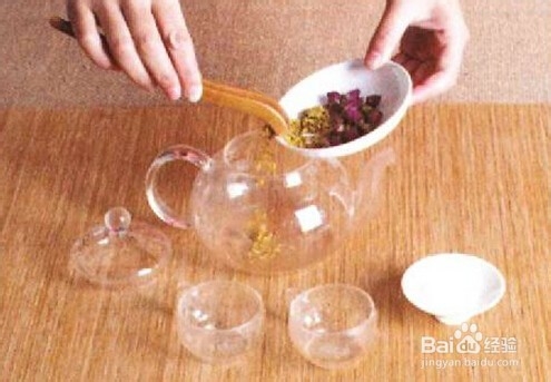 玫瑰桂花茶（花茶）美容养颜冲泡步骤