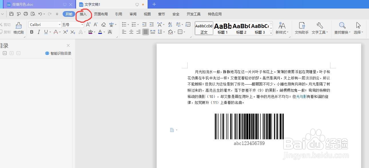 WPS文档怎么插入制作二维码