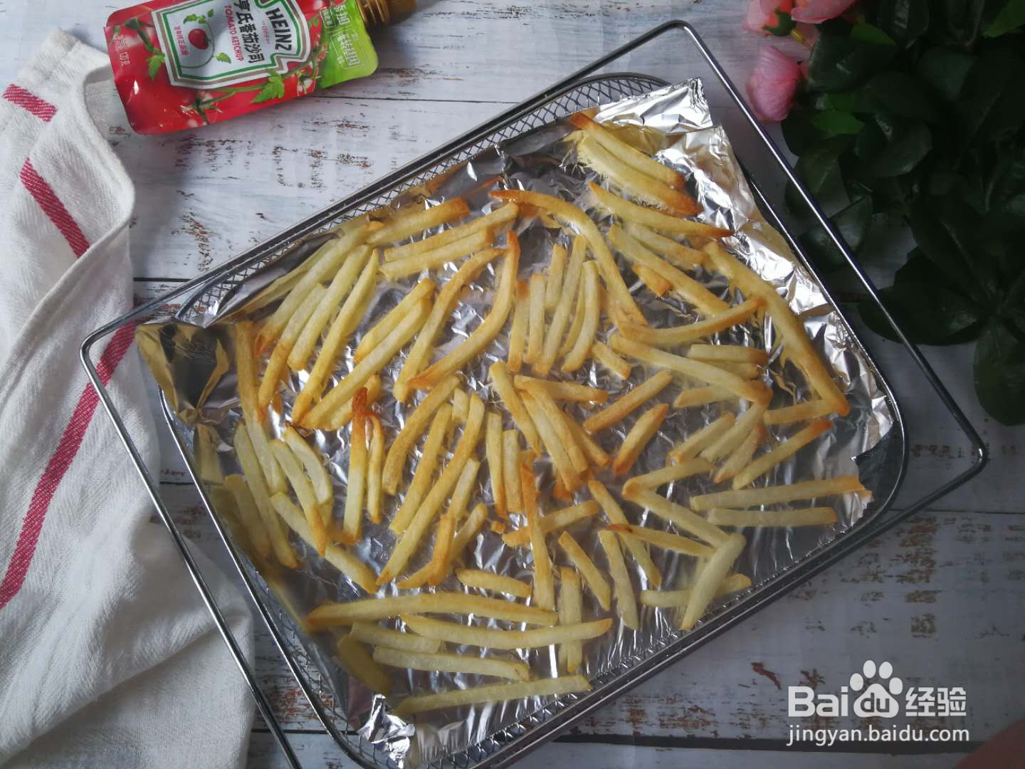 空气炸免油薯条的做法