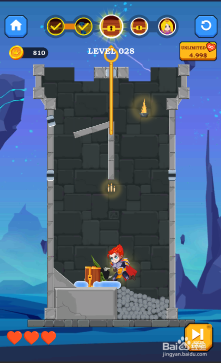 Hero Rescue Online的LEVEL 028如何通关?