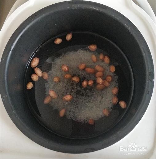 花生稀饭的做法
