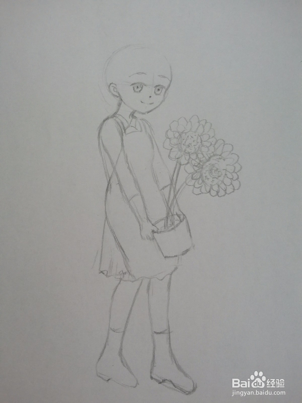 怎么画动漫人物手绘线稿