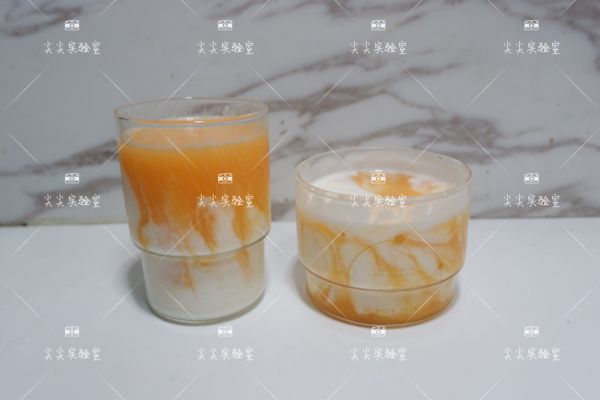 石纹哈密瓜酸奶