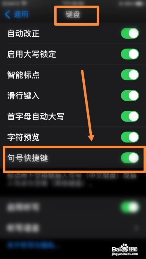 iPhone 6s plus在哪儿开启句号快捷键