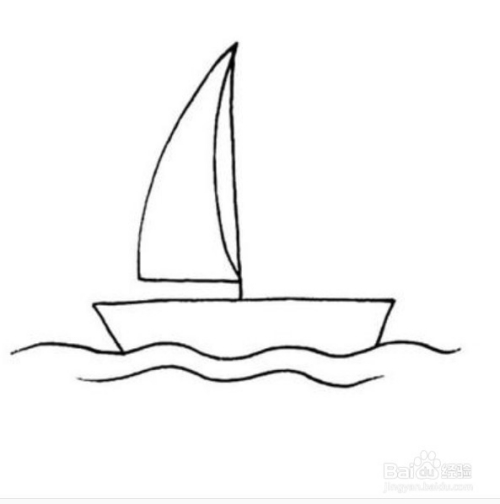 qq红包帆船怎么画