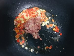 养生保健美食毛豆肉末