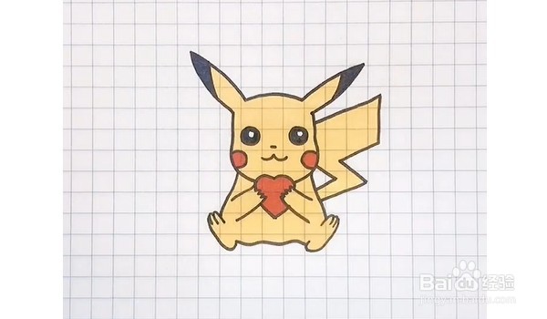 皮卡丘简笔画怎么画