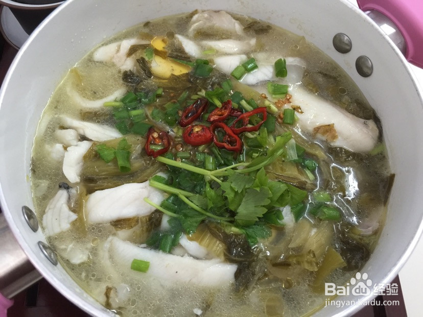 酸菜鱼的做法