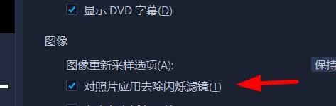VideoStudio如何设置图像的首选项