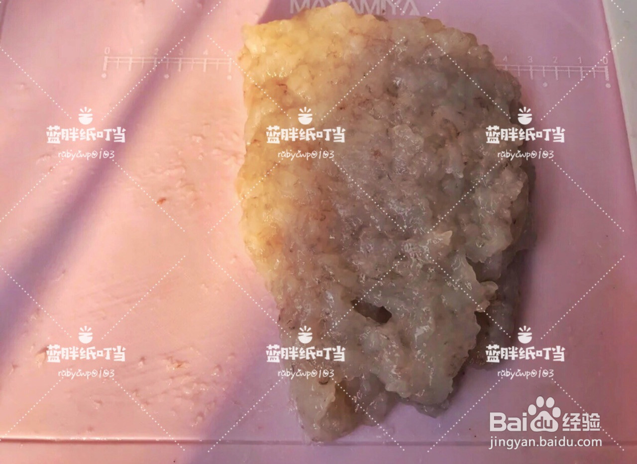 简单快手海苔豌豆虾饼的做法