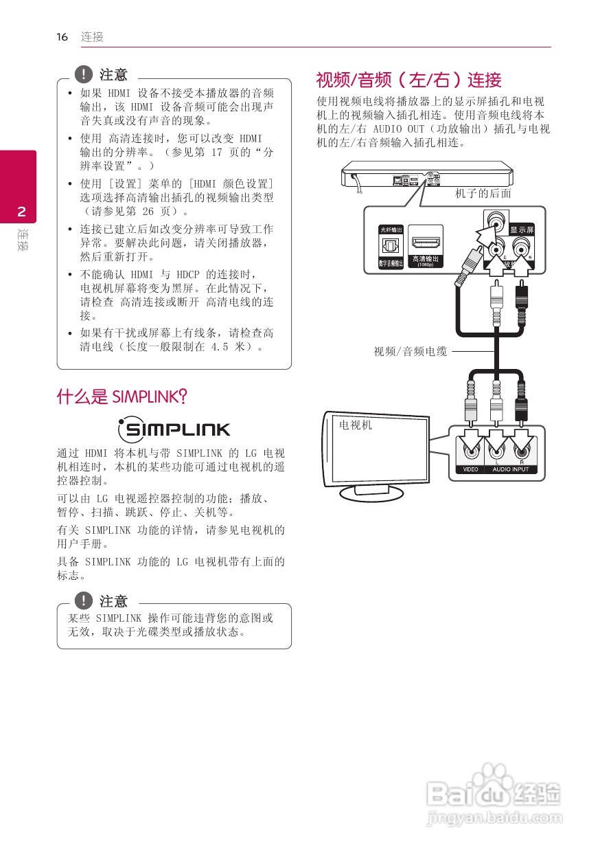 LG BP420蓝光播放器使用说明书:[1]