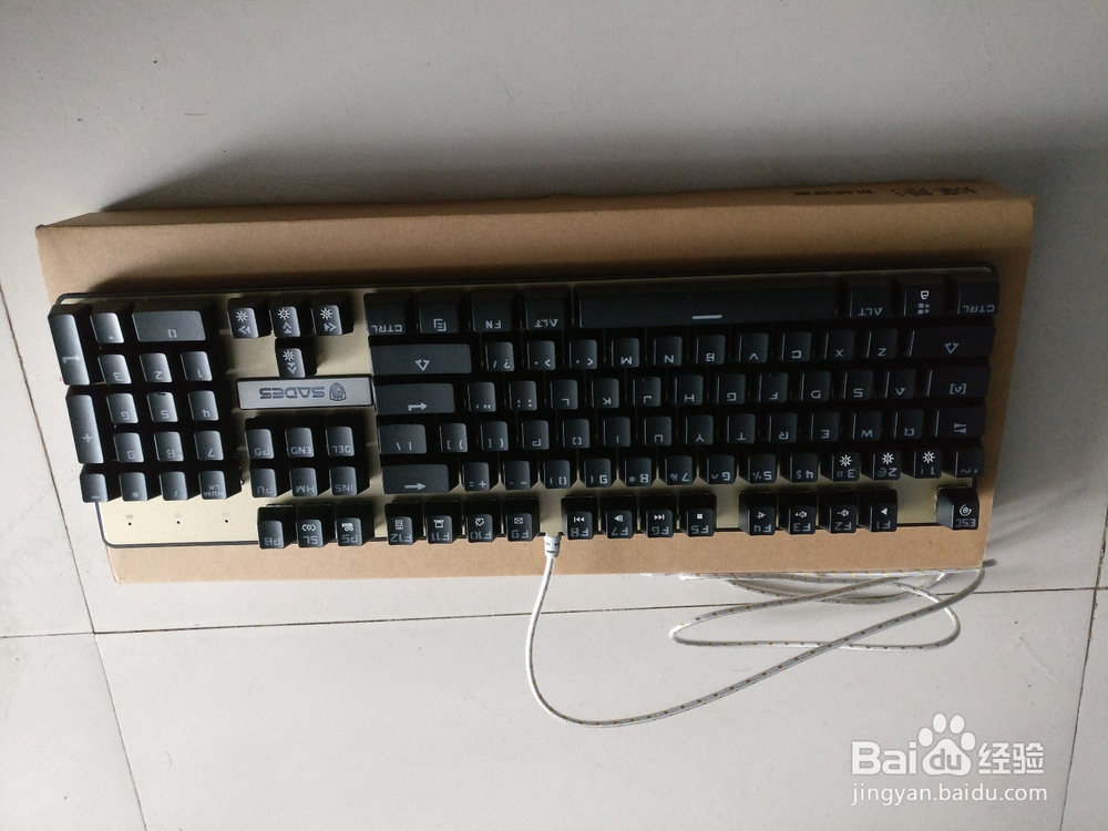 塞德斯烽影机械键盘开箱