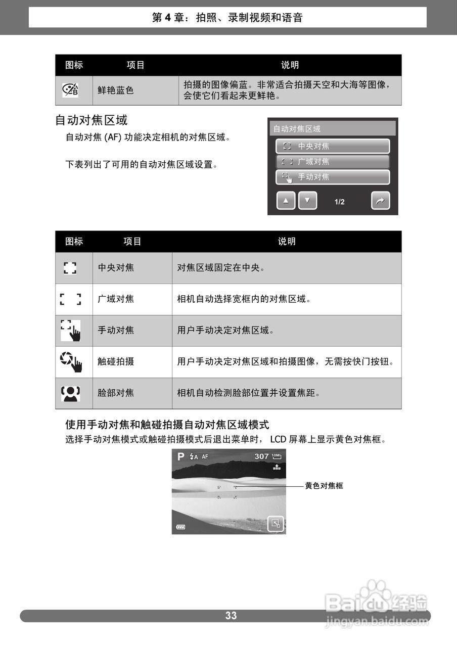 爱克发AgfaPhoto OPTIMA 2338mT数码相机使用说明书:[4]