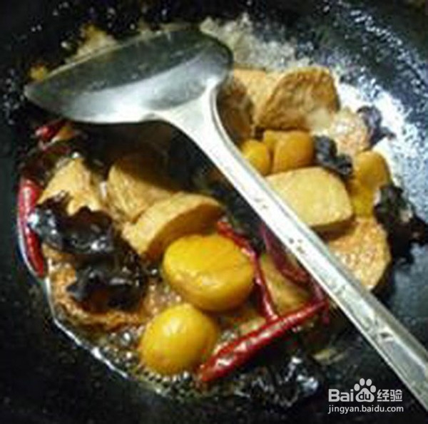 黑木耳栗子烧小素鸡怎么做